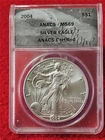 2004 American Silver Eagle ASE DOLLAR ANACS MS 69                    #T2649