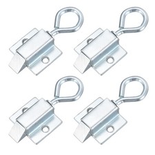 4 Pcs Spring-Loaded Latch, Galvanized Iron Spring Barrel Door Lock, Bolt Down