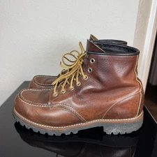 Red Wing Heritage Roughneck 6-Inch Boot Made in USA 8146 Size 8 E2 Wide Width