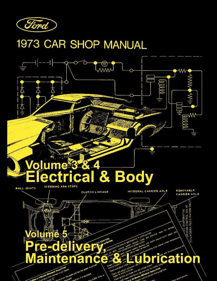 Manual de servicio para Ford 1973 y Lincoln y Mercury (5 vol) Foto 2 de 4