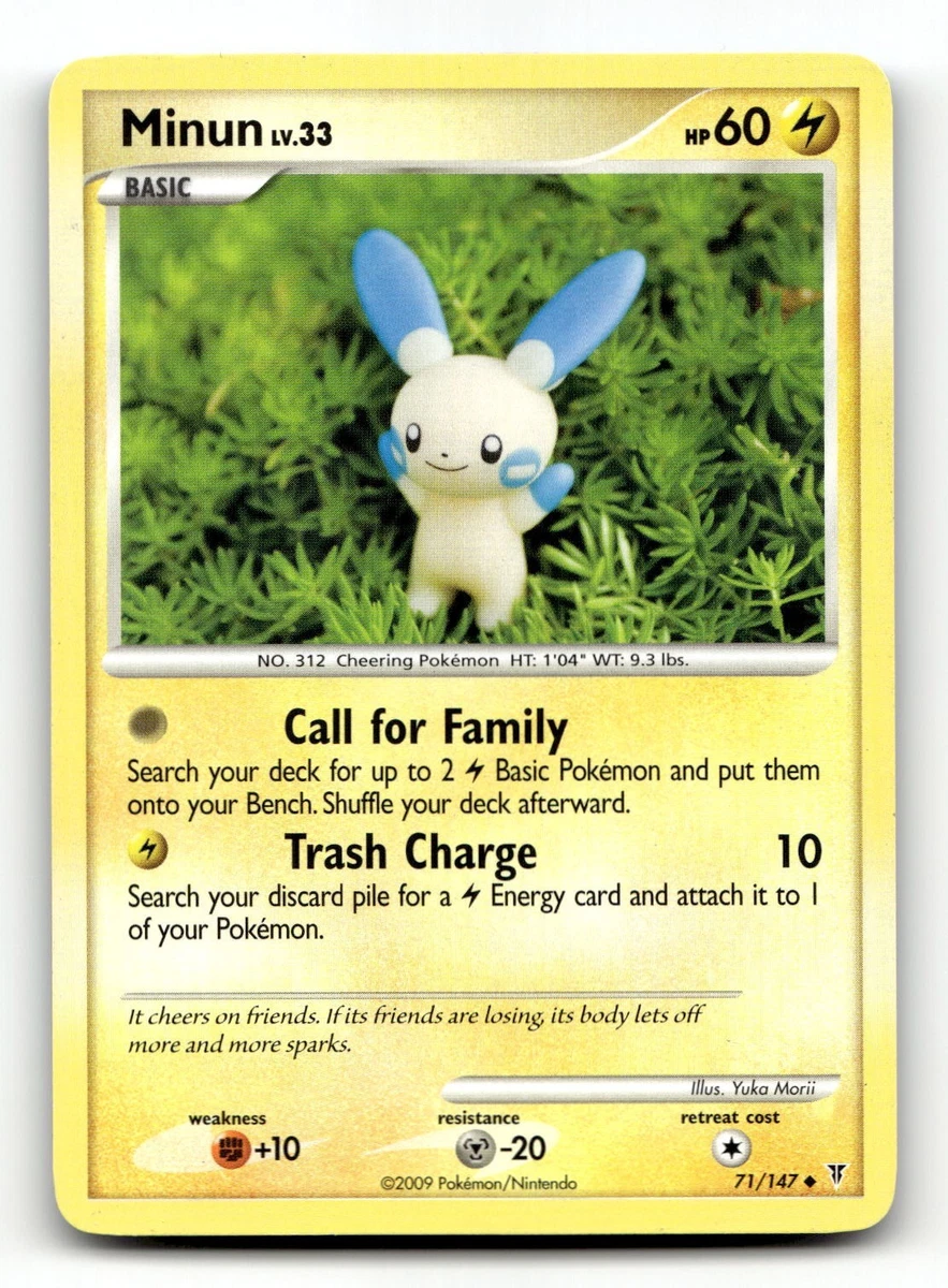 Minun Pokémon TCG Cards for sale | eBay