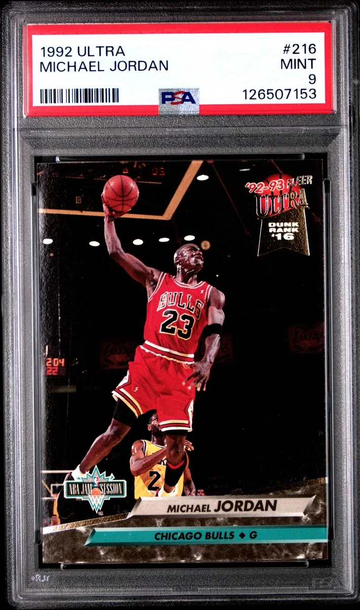 Fleer Michael Jordan 9 Graded Basketball Sports Trading Cards