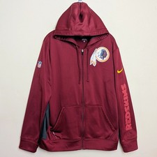 Washington Redskins Nike THERMA-FIT Full Zip VTG Hoodie Sweatshirt Medium