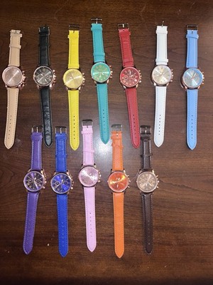 Lot 12) Colorful Watches For Resale