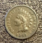 1885 P Indian Head Small Cent Bronze Philadelphia Circulated BN