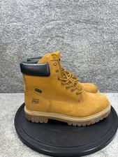 Timberland Pro Boots Mens Size 12 Wide Direct Attach Steel Toe Work Wheat Nubuck