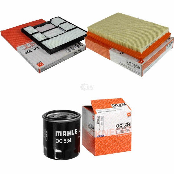 Mahle / Knecht Innenraumfilter LA 269 Luftfilter LX 1259 ÖLfilter OC 534-image