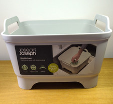 Joseph Joseph Wash & Drain Kitchen Washing Up Bowl with Handles & Draining Plug