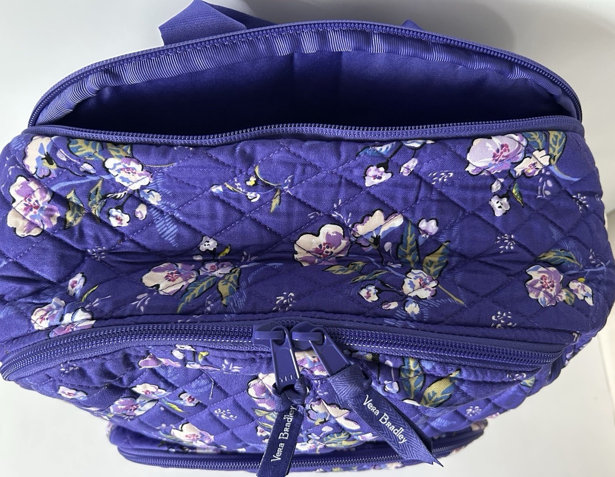 NWT Vera Bradley Essential Large Backpack WILD ROSES RP $159  display picture 2