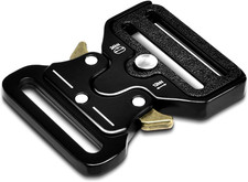 1-1/2 Inch Tactical Buckle Replacement, Metal Heavy Duty Tactical Belt Buckles f