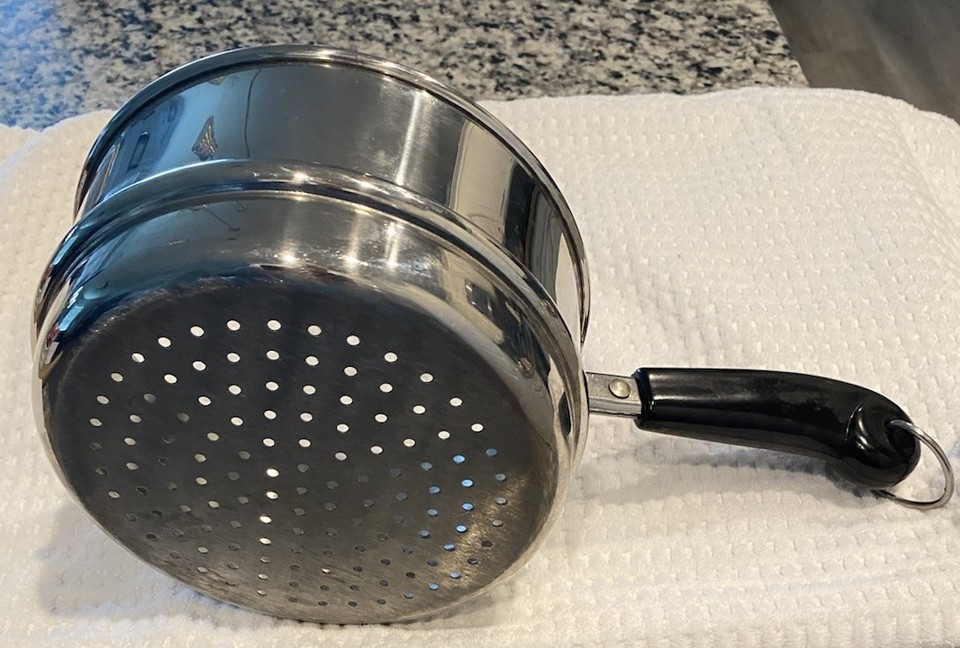 Revere Ware Steamer Insert for 2 Qt Quart Sauce Pan Stainless Steel #76 ...