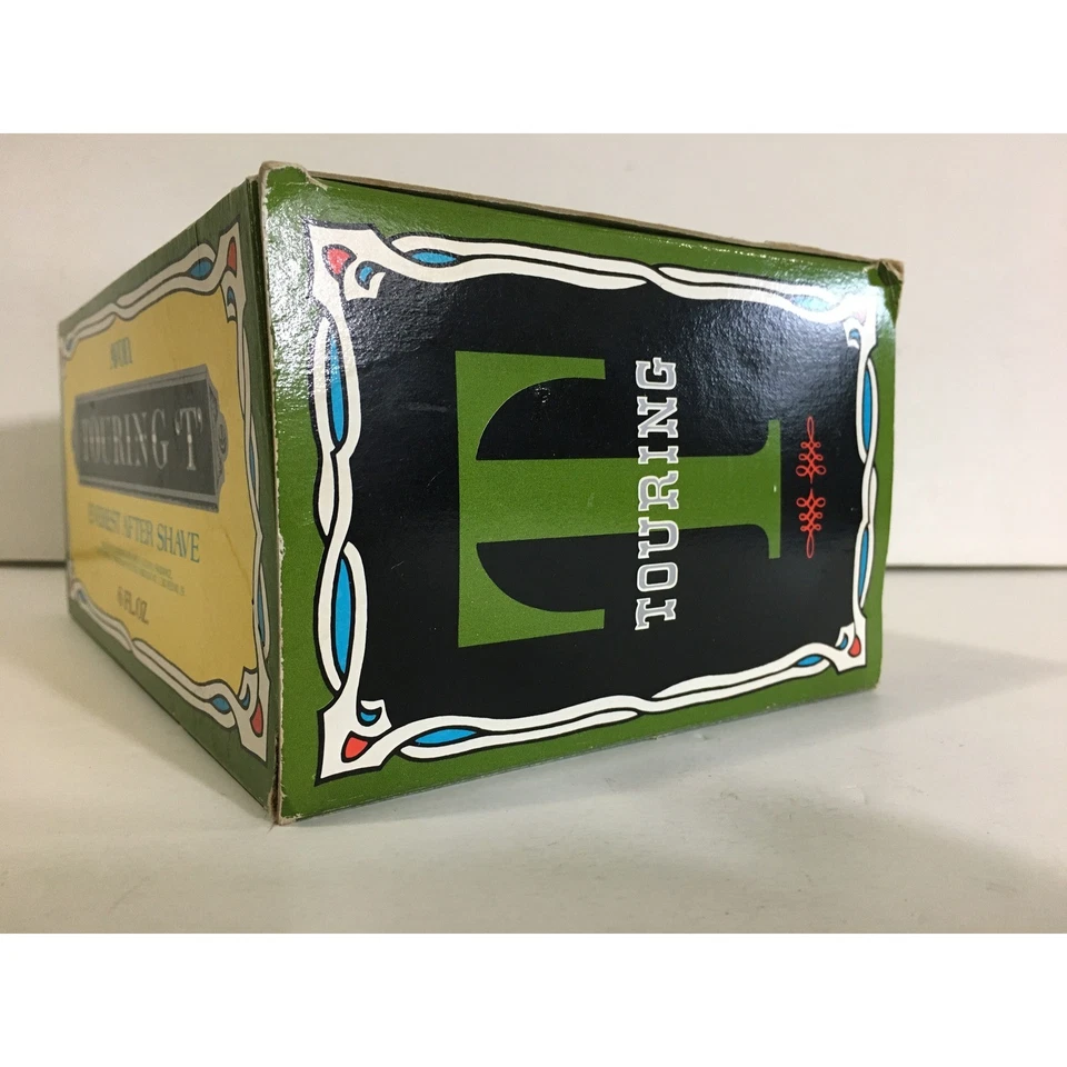 Estatuilla de coche plateada vintage Avon Touring T Everest After Shave en caja Foto 3 de 4