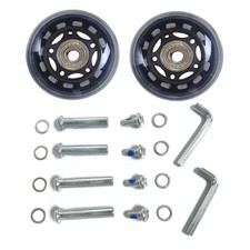 2pcs Luggage Suitcase Wheels, 70mm Rubber Inline Roller Skate Wheels with 8mm...