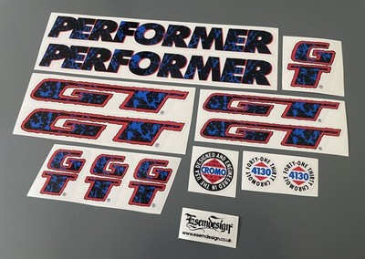 GT Performer 1992 BMX Decal Set