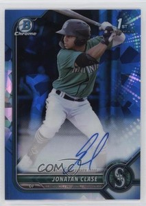 2022 Bowman Sapphire Edition Chrome Prospects Auto Jonatan Clase #BSPA-JC Auto