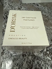 D’OR24K Prestige Endless Beauty 24K Gold Facial Peel System-1.7oz-Box is Sealed!