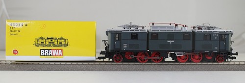 Locomotora eléctrica Brawa 43034 BR E 77 de la DRG de colección con embalaje original DC Digital | Condition: Gebraucht