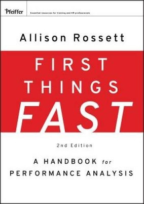 First Things Fast: A Handbook for Performance Analysis - Hardcover - VERY GOOD