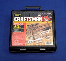 Vintage Craftsman 14 38 Drive 53 Pc Sae Metric Socket Set Vintage Craftsman 14 38 Drive 53 Pc Sae Metric Socket Set