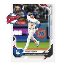 Freddie Freeman Walk-Off HR 2026 MLB Topps NO...