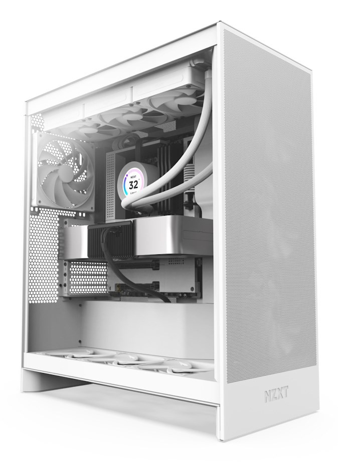 5056547205519 NZXT H7 Flow Midi Tower Weiß NZXT