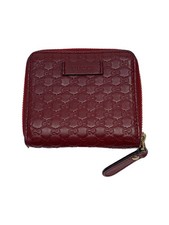 GUCCI 2 fold wallet micro GG canvas leather BRD monogram women s From Japan