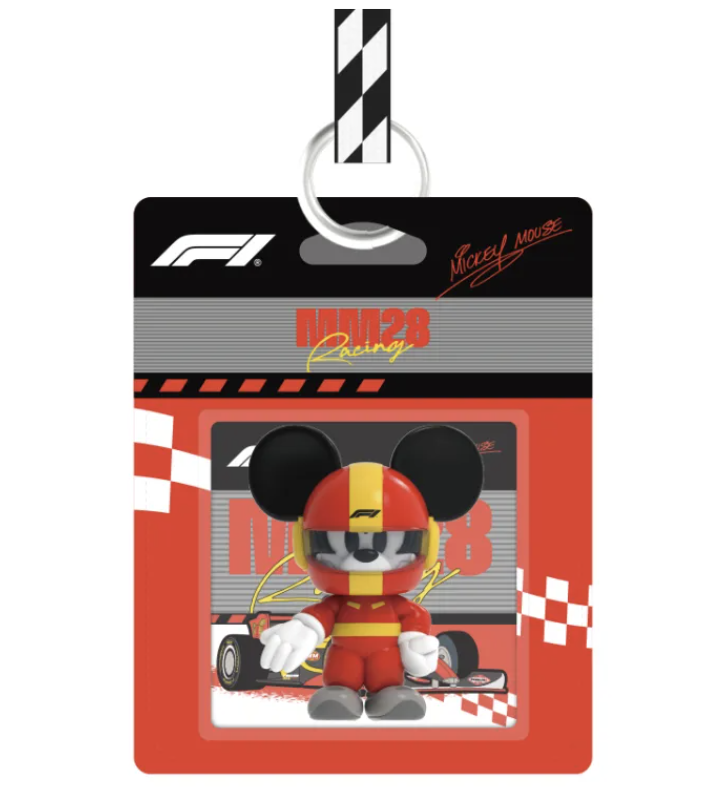 MINISO Disney F1 Speed World Blind Box Keychain Bag Charm Random