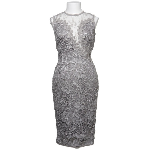 AX Paris, Cocktailkleid, Größe: 36, Grau, Polyester, Schlangenhaut, Spitze #DpF