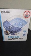 Homedics Bubble Bliss Delux Footbath Never Used with Box
