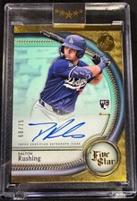 2024 Topps Five Star Autographs Aqua DALTON RUSHING /75 #FSA-DR On Card Auto