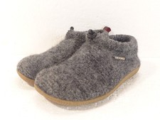 Women's Giesswein Vent Wool Slip-On Comfort Slippers Gray Size EUR 37 US 6