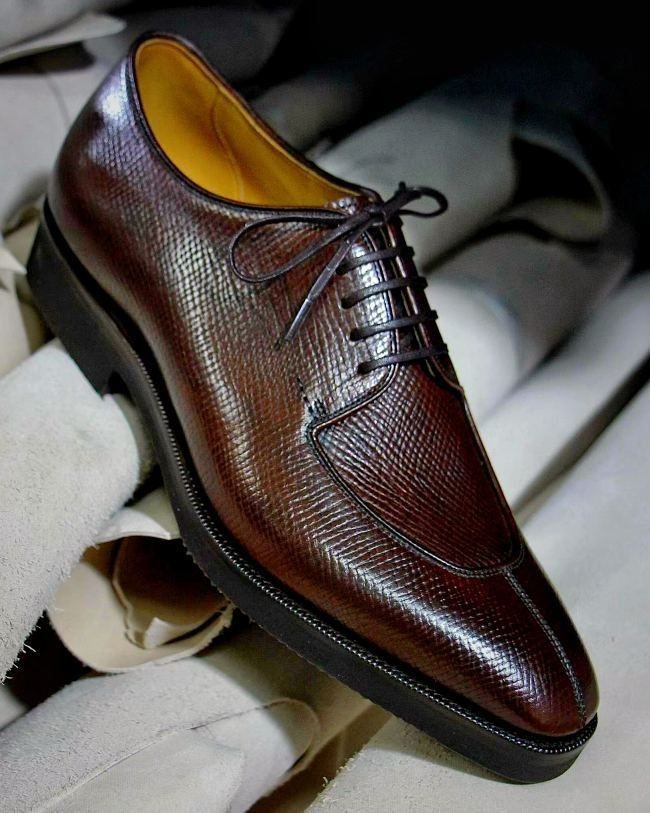 Zapatos Derby Borgoña Hechos a Mano Cuero Para Boda Fiesta Zapatos Suela de Cuero Zapatos
