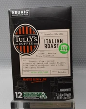 Tully's KEURIG Coffee K-CUP Pods Italian Roast