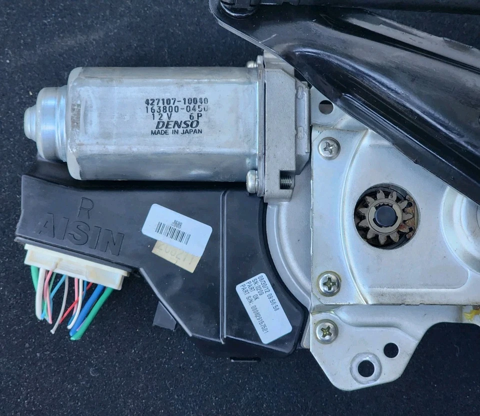 2009-2015 Toyota Venza Rear Liftgate Tailgate Hatch Power Lid Motor Assembly  - Image 2 of 4