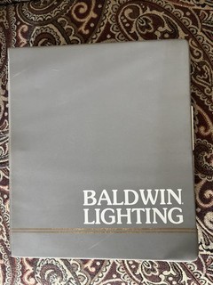 Baldwin Brass Lighting Salesman Binder