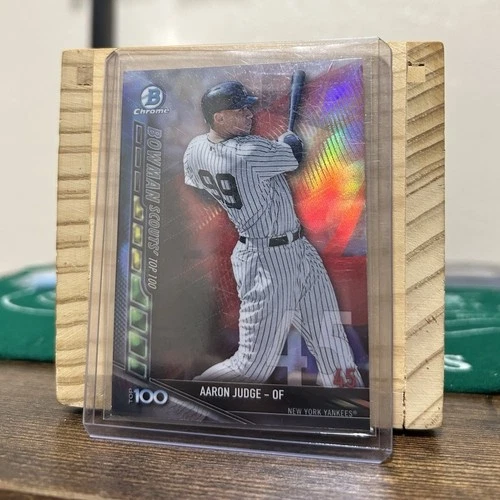 Bowman 2017 Chrome Scouts Top 100 Aaron Judge #BTP-45 Yankees Baseball Card