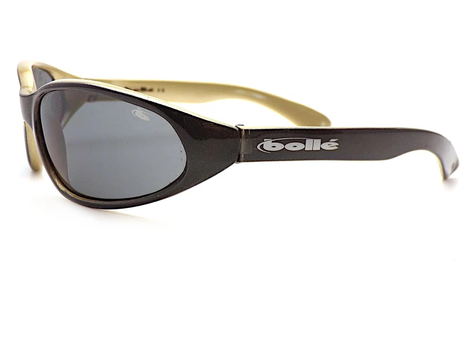Bolle Lucas Enfants Lunettes de Soleil 3-5 Ans Noir Avec Gris Foncé Verres 10766 - Photo 2/4