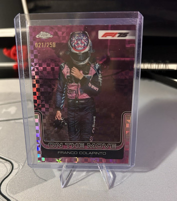 Topps 2025 Chrome Formula 1 Franco Colapinto On the Move #187 /250