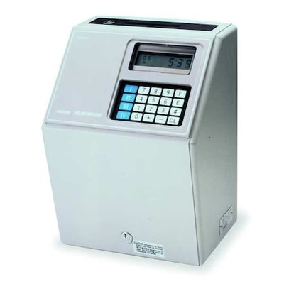 Amano Mjr7000ez Time Clock, Computerized, 8 In. Depth