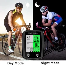 Bike Bicycle Speedometer Cycle Digital Odometer Computer Waterproof LCD Wired