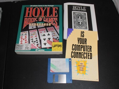 Hoyle Book of Games Vol. 2 Solitaire (PC, 1990) Complete.
