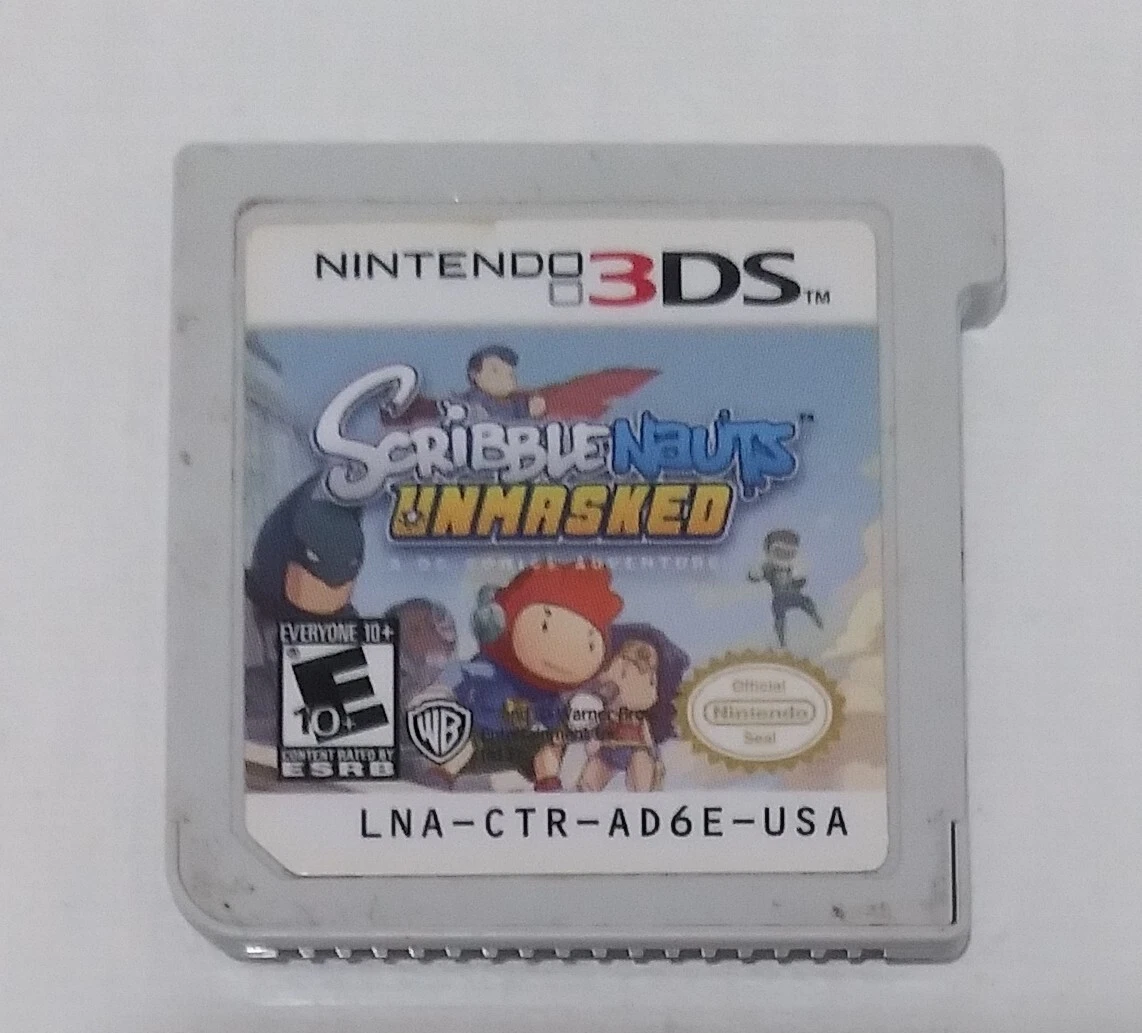 Nintendo 3DS Scribblenauts Unmasked A DC Comics Adventure eBay