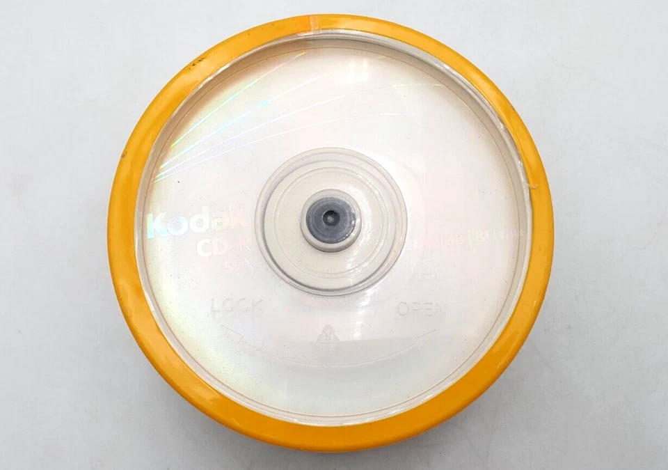 Kodak CD-R 25pk 52x 700mb 80min Recordable Compact Discs New Sealed - Image 3 of 4