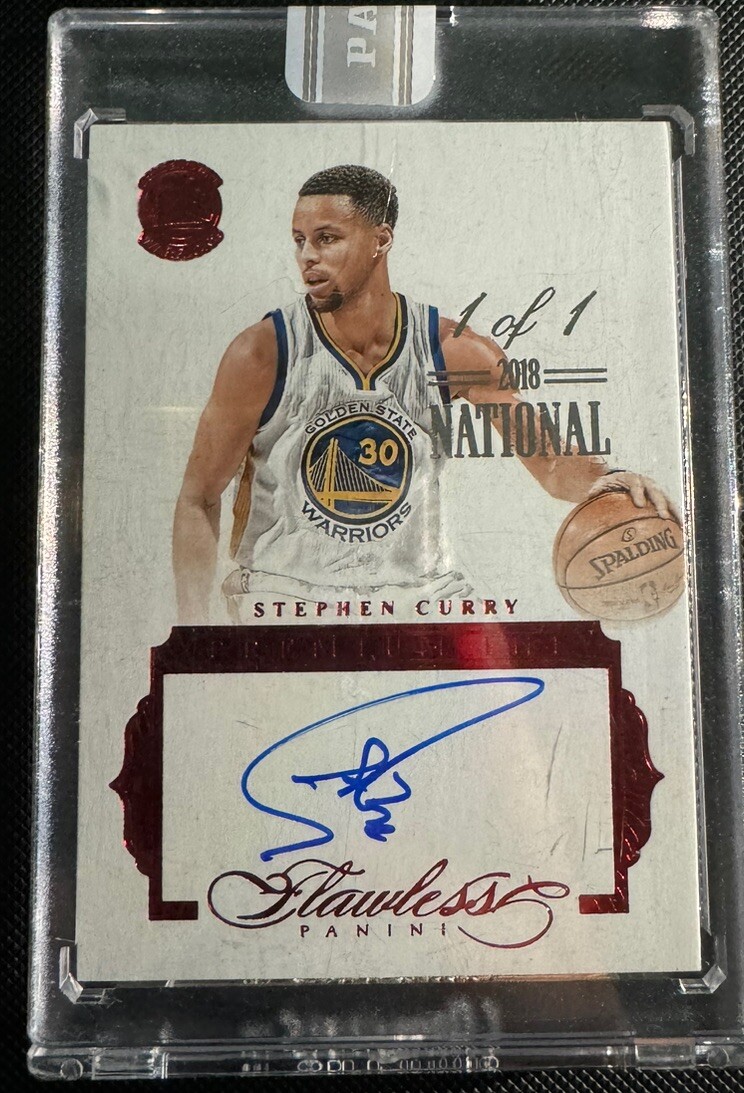 ステフィン・カリー 1of1 Stephen Curry 2018 The National 1 of 1 Flawless Panini