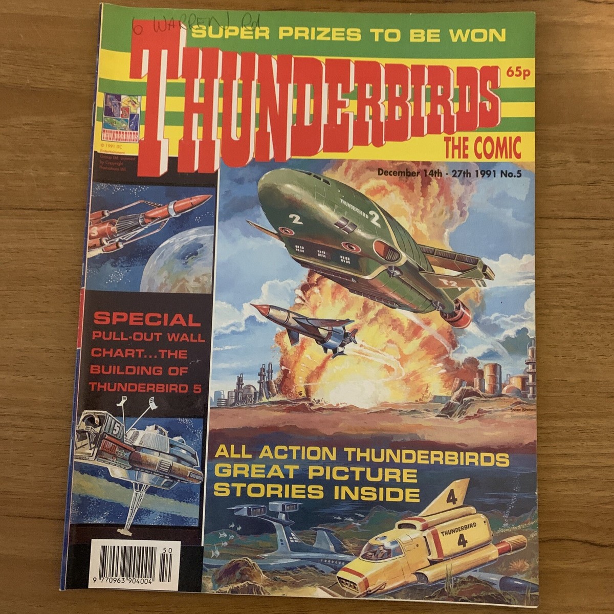 Thunderbirds The Comic - No 5 - December 14th - 27th 1991 | eBay UK