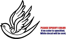 Sparrow Bird 3 Decal Sticker JDM Funny Vinyl Car Window Bumper Truck Laptop 9"