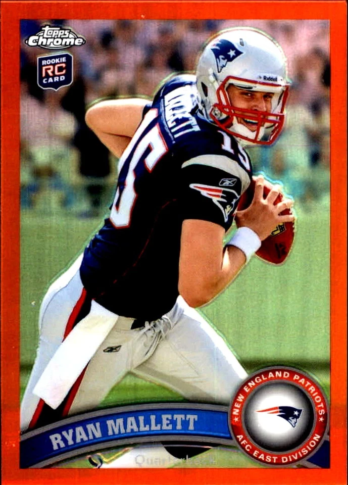 RYAN MALLETT RC 2011 TOPPS ROOKIE PATCH CARD GEM MINT?-PATRIOTS RAVENS RC - Image 4 of 4