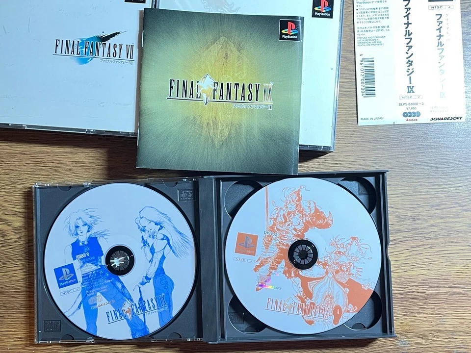SONY PLAYSTATION  PS  JAPAN FINAL FANTASY 7 8 9 Ⅶ Ⅷ Ⅸ - Image 4 of 4