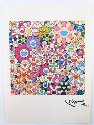 TAKASHI MURAKAMI Original Vintage Art Print Lithograph Signed Limited with COA