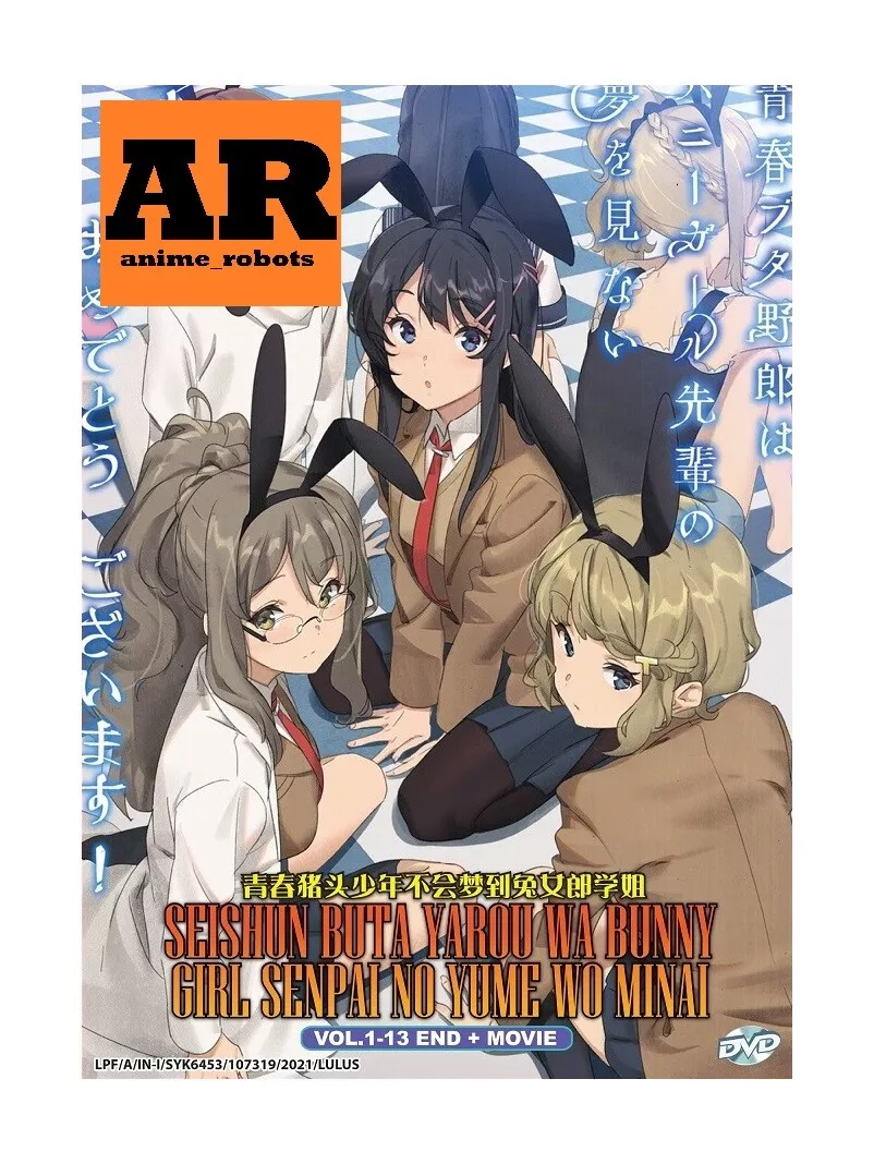 ANIME DVD~Seishun Buta Yarou Wa Bunny Girl(1-13End+Movie)English sub+FREE  GIFT